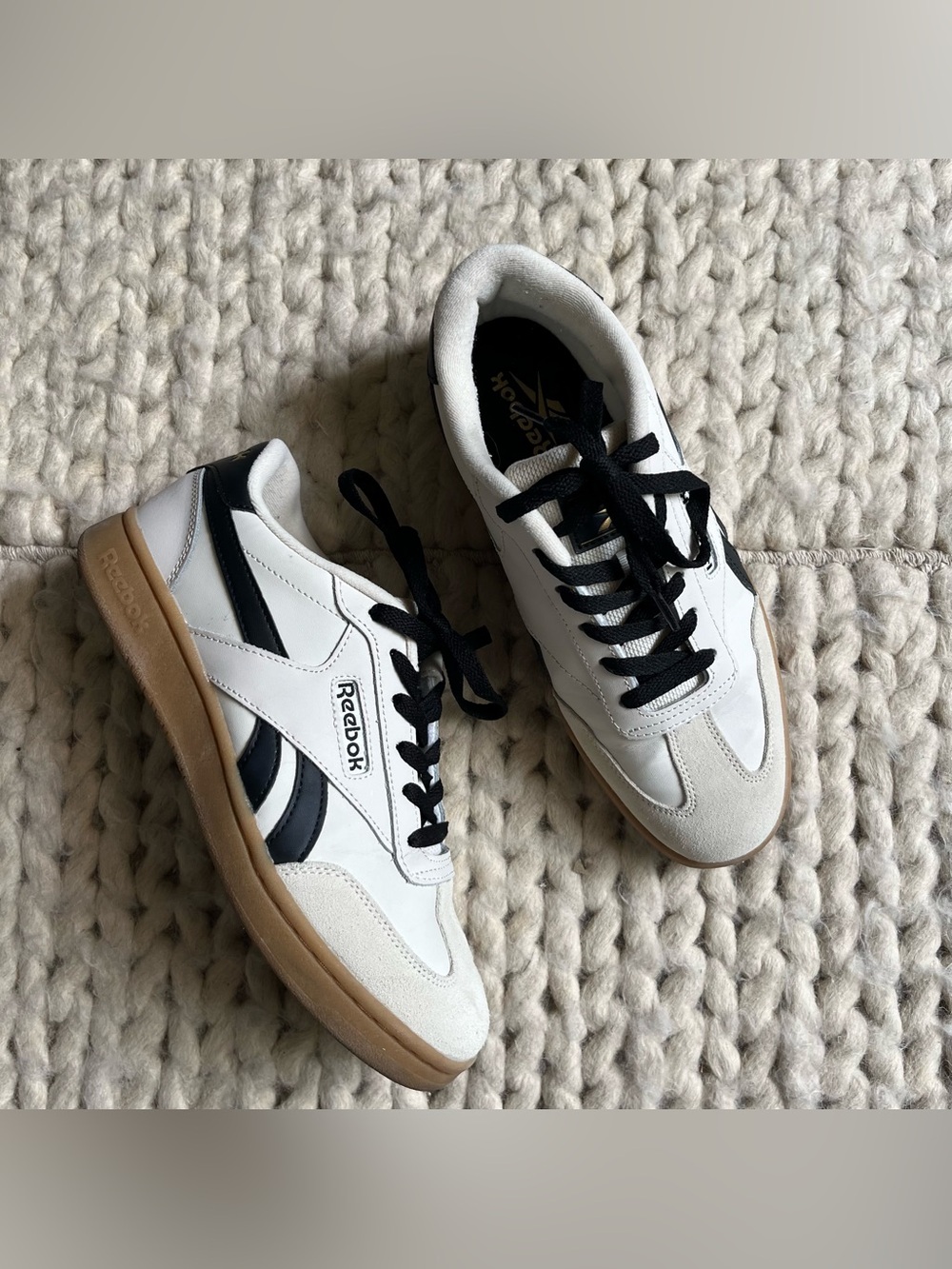Reebok Smash Edge Gum Rubber Sole | size 8